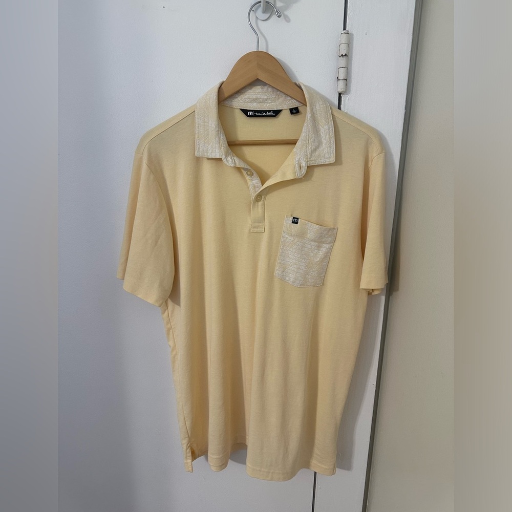 Travis Mathew yellow polo